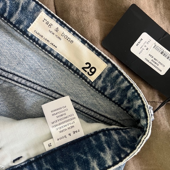 Rag & Bone - The Cloud Lori Jean - high rise wide leg jeans in dubois - Picture 3 of 7